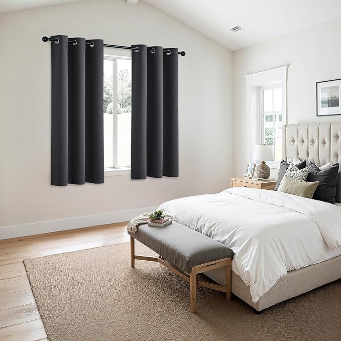 MIULEE Blackout Curtains for Bedroom Living Room 2 Panels, Thermal Insulated