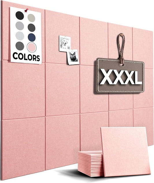 Vision Board - Cork Board for Walls, Felt Bulletin Board, Large Corkboard