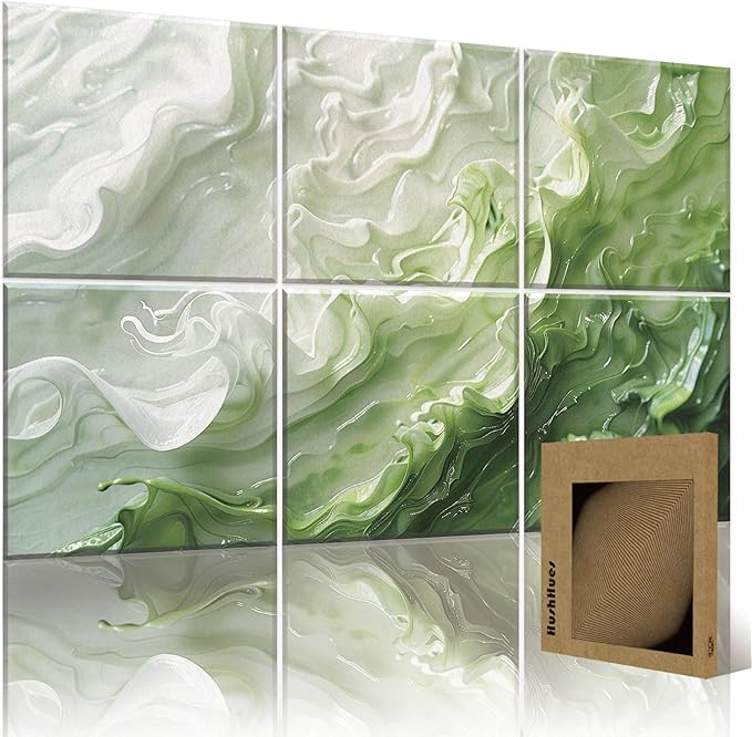 6-Pack Art Acoustic Panels 72x48 Inches Soundproof Wall Panels
