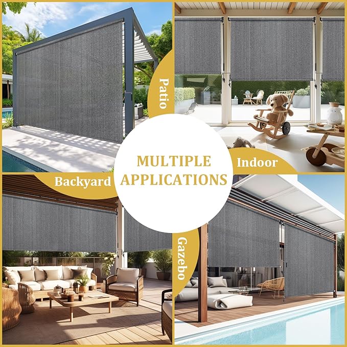 Shade&Beyond Outdoor Roller Shades