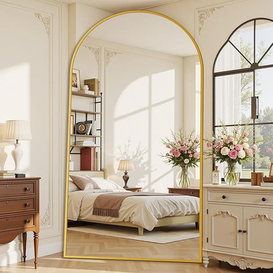 Suidia 90"x46" Arched Full Length Mirror
