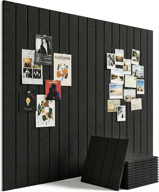 Aothia 12-Pack Felt Bulletin Board Tiles