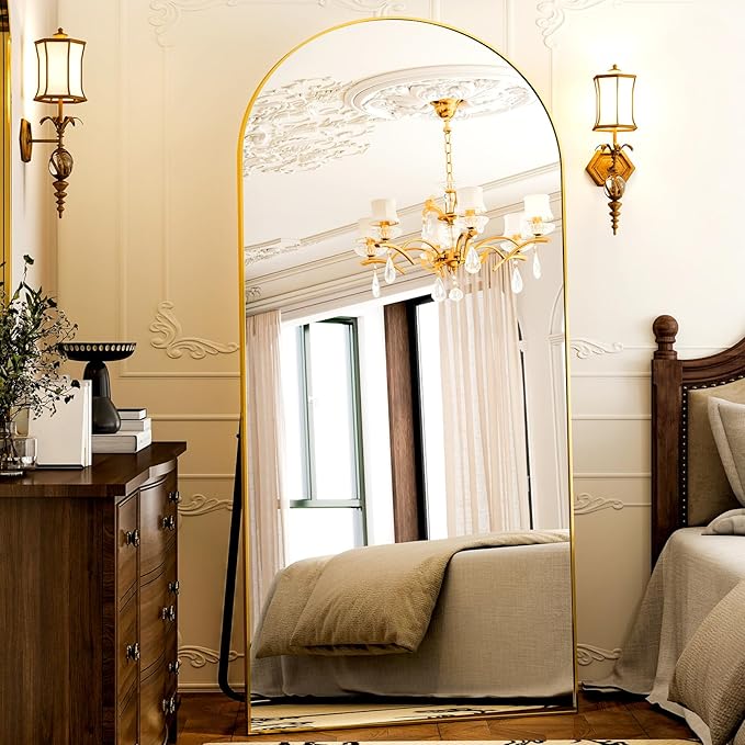 GLSLAND-77 x38 Arched Full Length Mirror