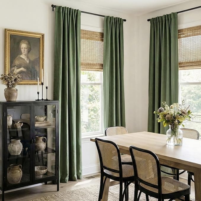 100% Blackout Shield Linen Blackout Curtains
