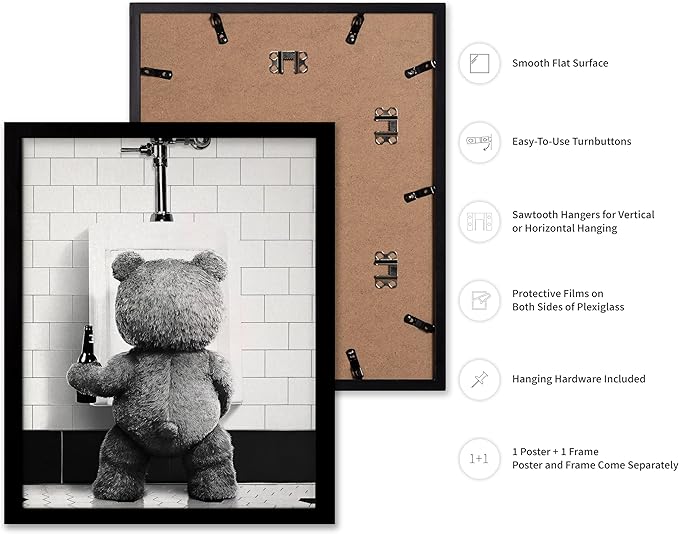 Poster Master Funny Teddy Bear Print