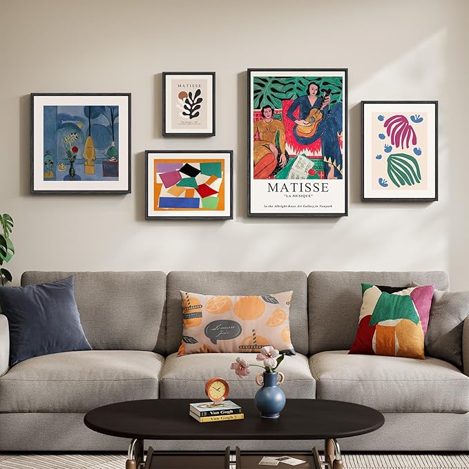 Large Framed Matisse Canvas Wall Art