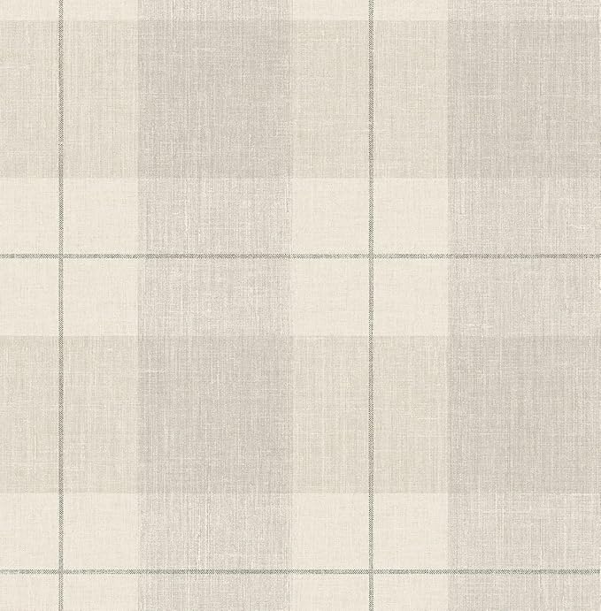 NextWall Lenox Hill Plaid Peel and Stick Wallpaper