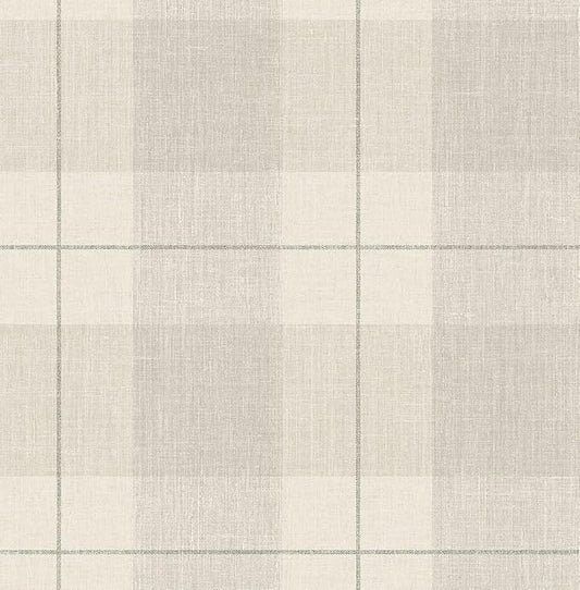 NextWall Lenox Hill Plaid Peel and Stick Wallpaper