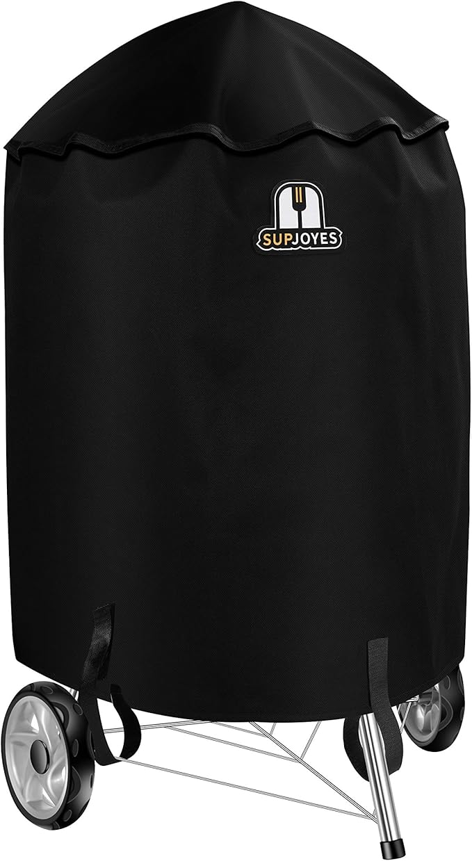Grill Cover for Weber Charcoal Kettle, 22 Inch BBQ Grill Covers, Heavy Duty Waterproof Barbecue Accessories