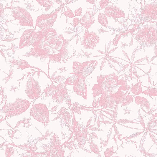 JiffDiff Floral Vintage Wallpaper Peel and Stick