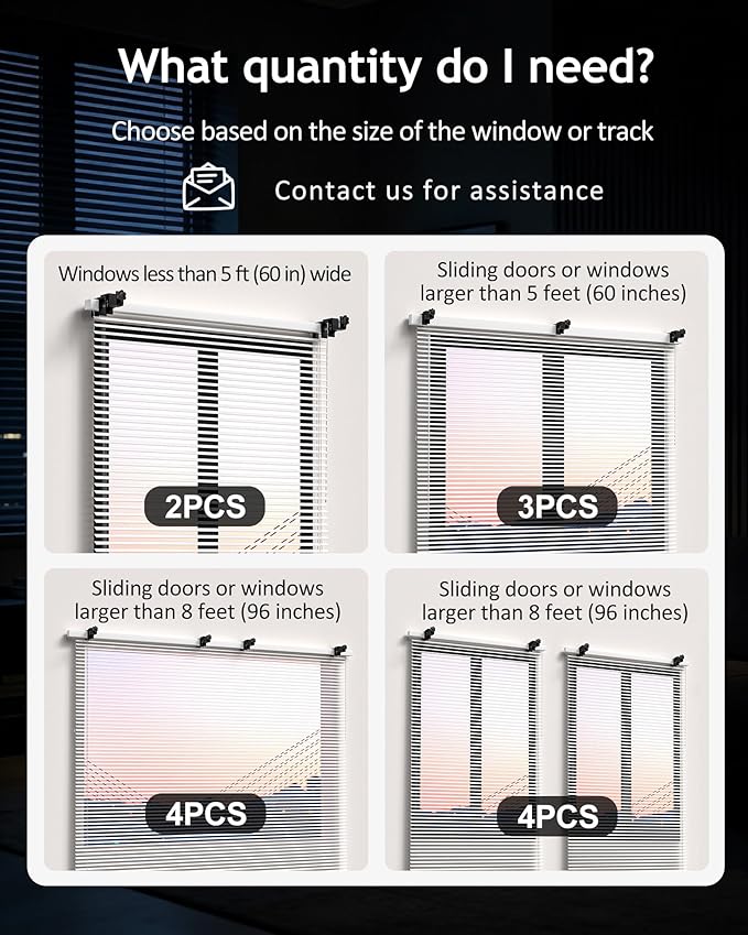 Mimiio No Drill Curtain Rod Brackets
