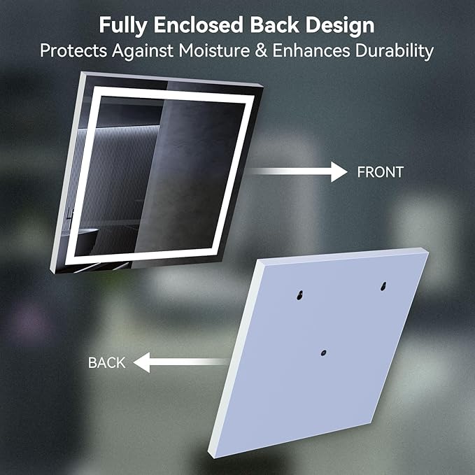 32x24 inch Wall Mounted LED Bathroom Mirror