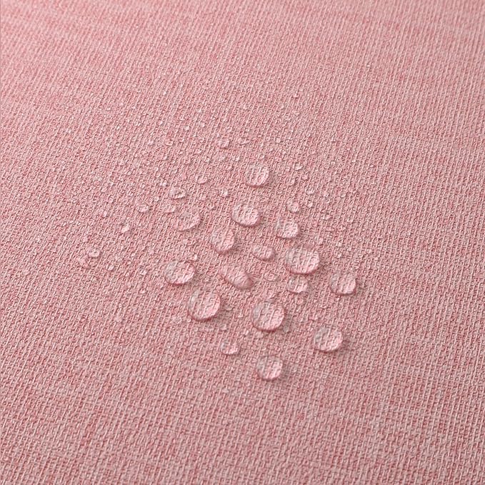 Guvana Grasscloth Peel and Stick Wallpaper Pink Textured Contact Paper Modern
