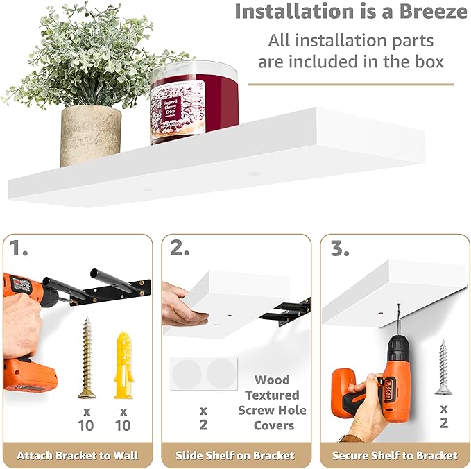 Sorbus Floating Shelves for Wall