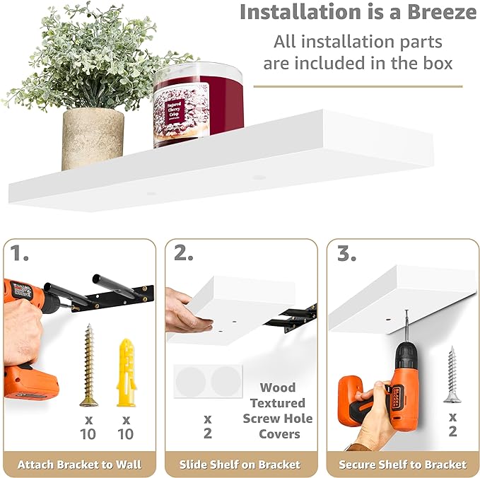 Sorbus Floating Shelves for Wall