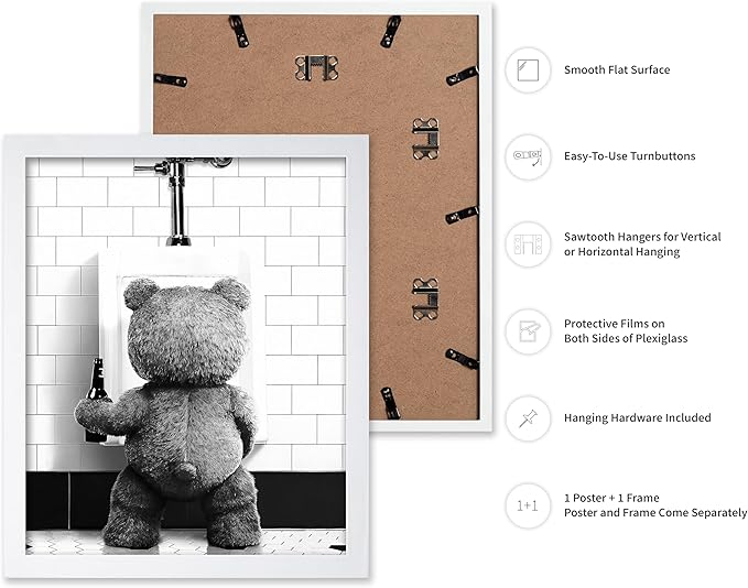 Poster Master Funny Teddy Bear Print
