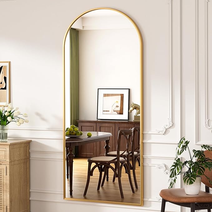Full Length Mirror, Oversized Standing Mirror, Hanging or Leaning Against Wall