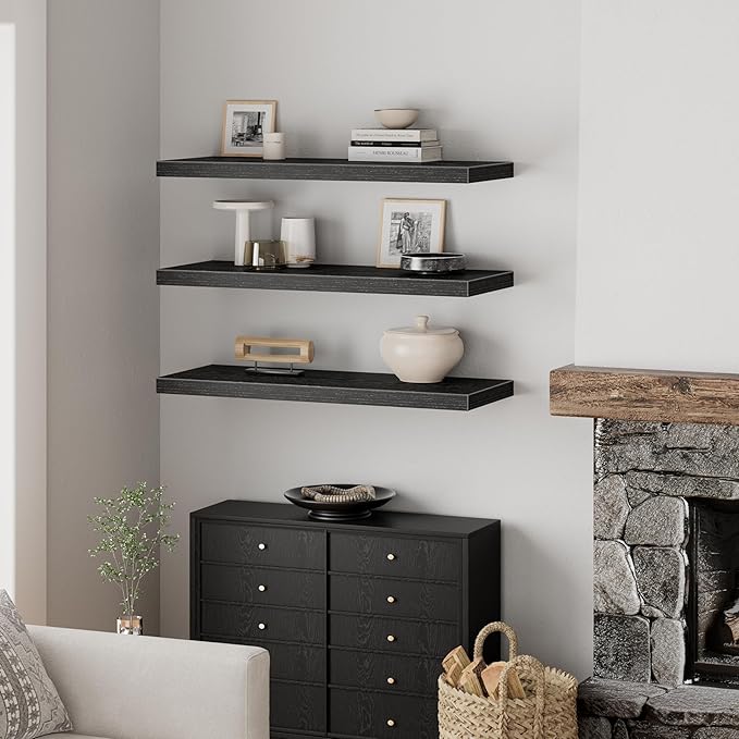 QEEIG 12" Deep Floating Shelves