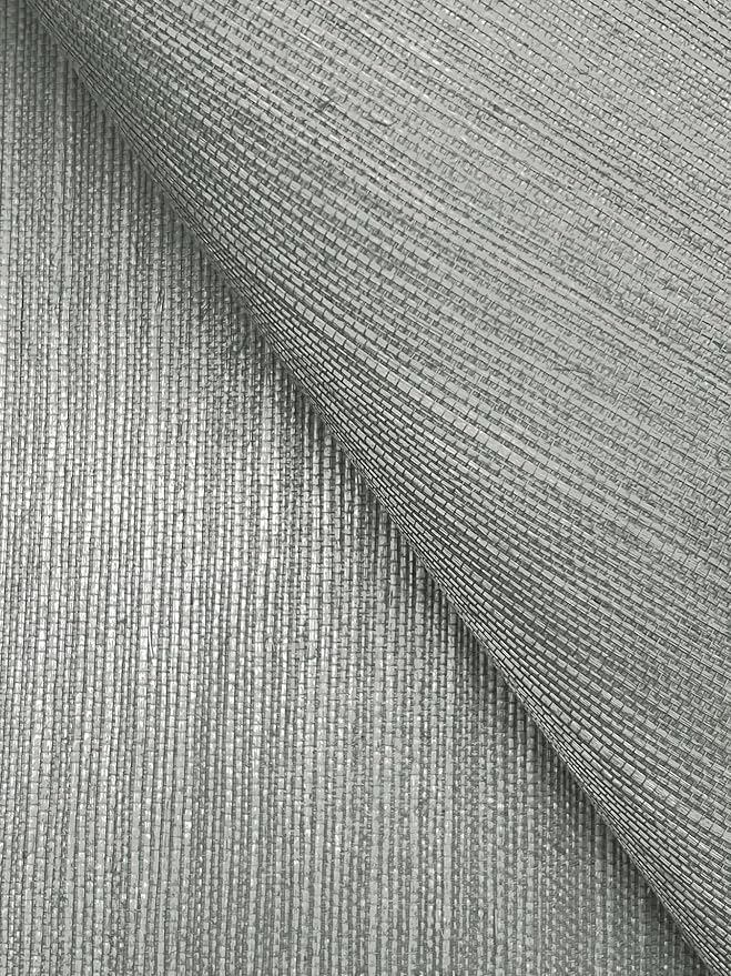 York Wallcoverings Natural Sisal Slate Peel and Stick Grasscloth Wallpaper