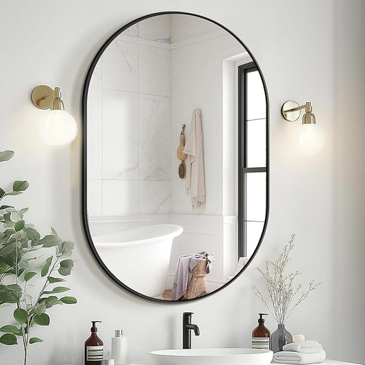 Bathroom Vanity Mirror for Wall, Living Room, HD Tempered Glass, Wall Mounted
