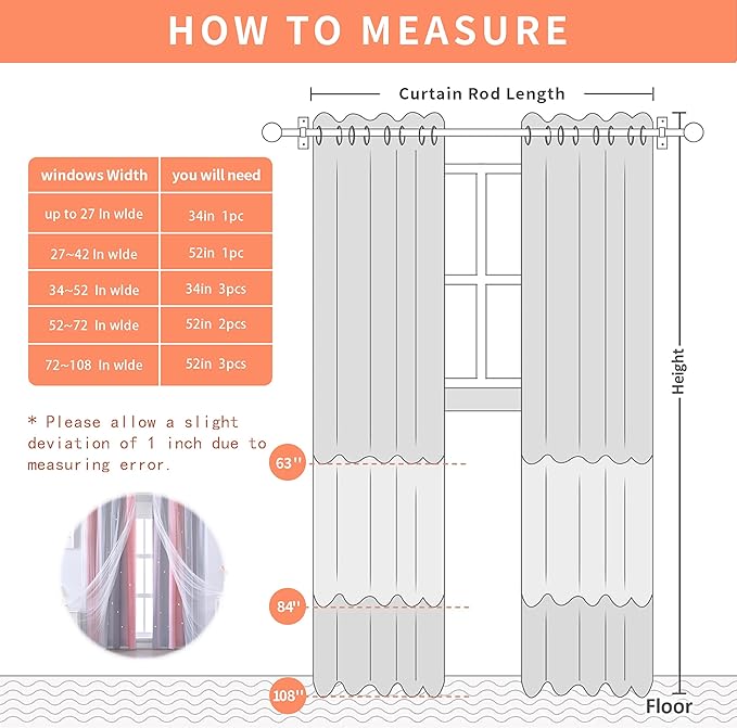 XiDi Pink and Grey Star Blackout Curtains