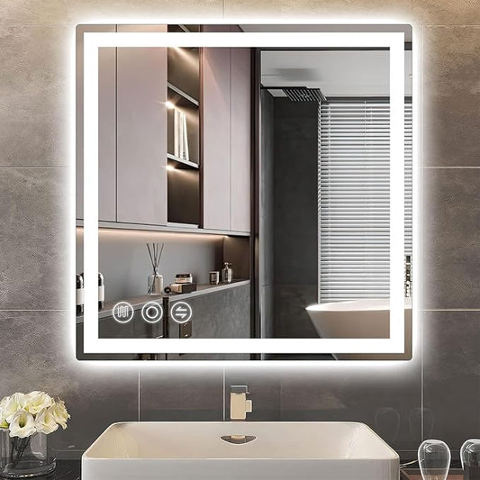 Memobarco LED Bathroom Mirror 24"x 24"