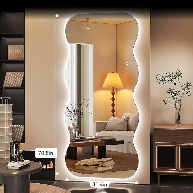 Hasipu Wavy Full Length Mirror