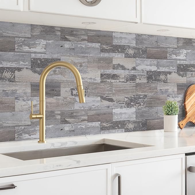 StyloVue 100 Pieces Peel and Stick Backsplash