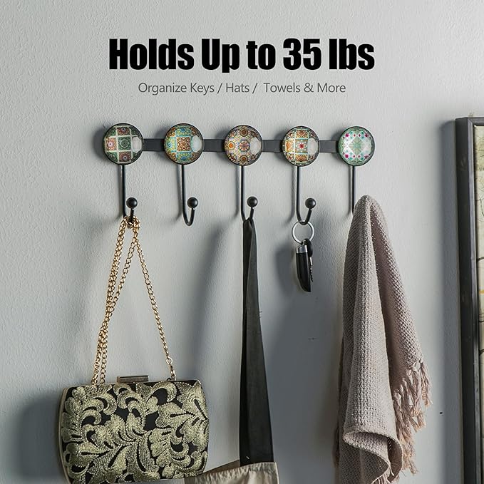 Boho Coat Rack Wall Mounted