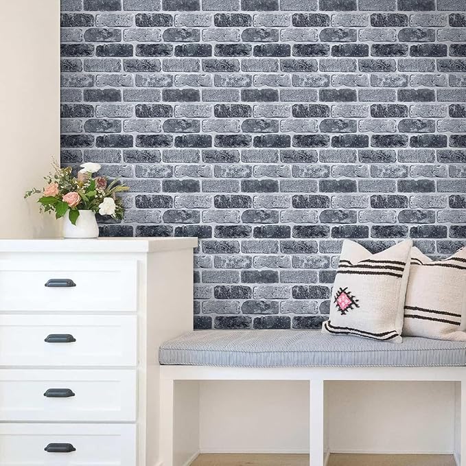 Commomy 3D Peel and Stick Brick Tiles