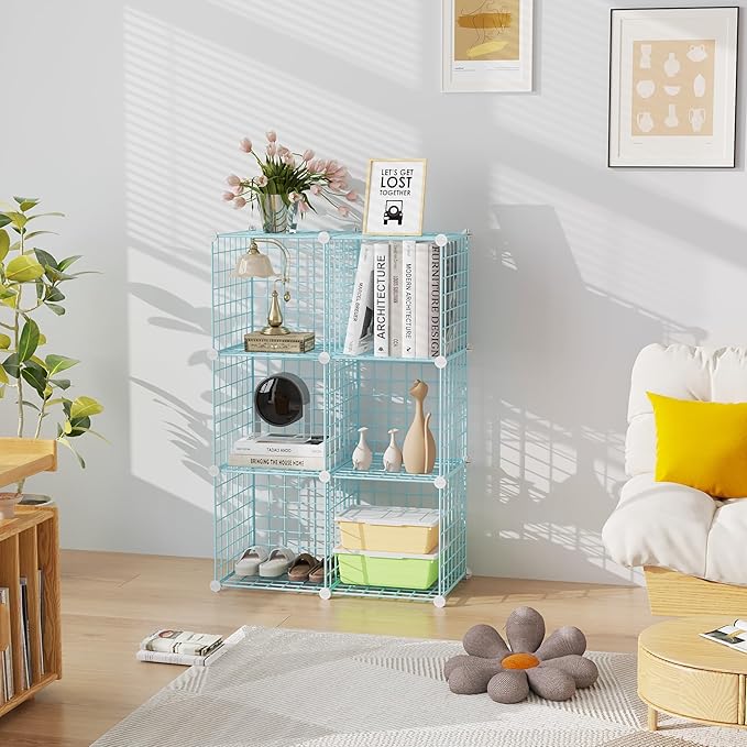 C&AHOME Wire Cube Storage, 6