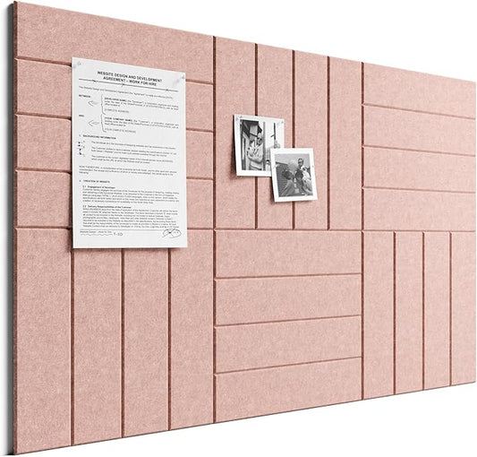 Bumusty Large Cork Board Alternative-36 x 24" Felt Bulletin Board Tiles