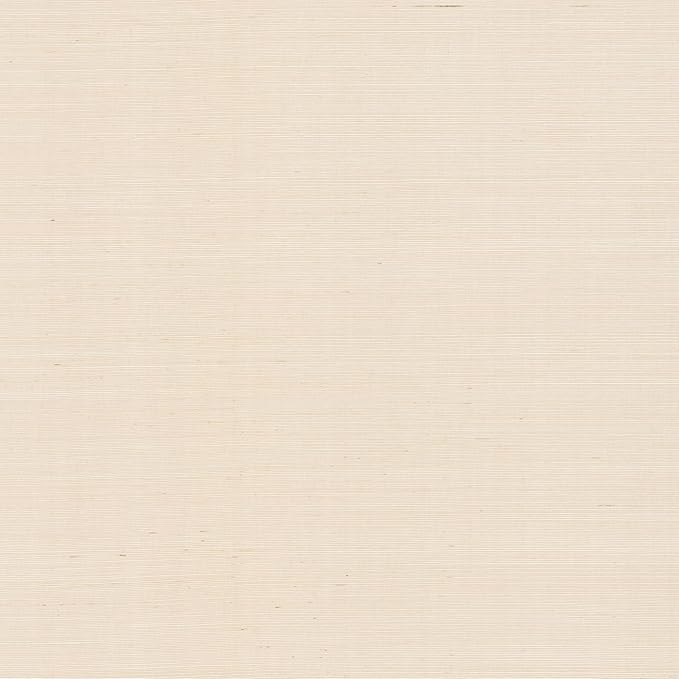 York Wallcoverings Natural Sisal Plaster Peel and Stick Grasscloth Wallpaper