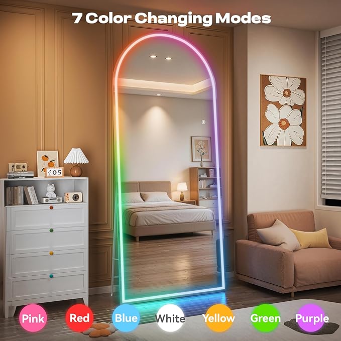 Hasipu Arch Full Length Mirror 75 x 28 in