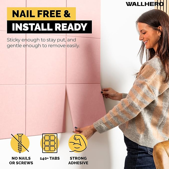 Vision Board - Cork Board for Walls, Felt Bulletin Board, Large Corkboard