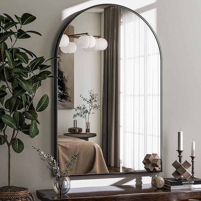HARRITPURE 20"x30" Arched Bathroom Mirror