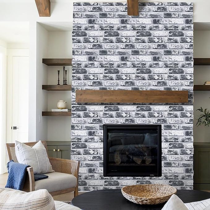 Commomy 3D Peel and Stick Brick Tiles