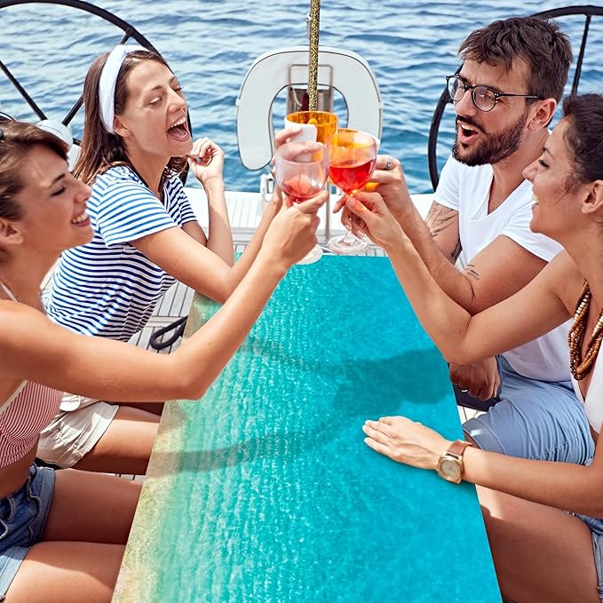 Kochorie 100 Ft x 54 Inch Summer Beach Tablecloth Roll