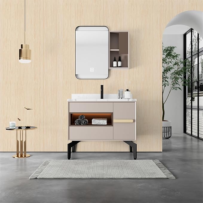 Beige Grasscloth Peel and Stick Wallpaper 15.7" X 120" Textured Self-Adhesive