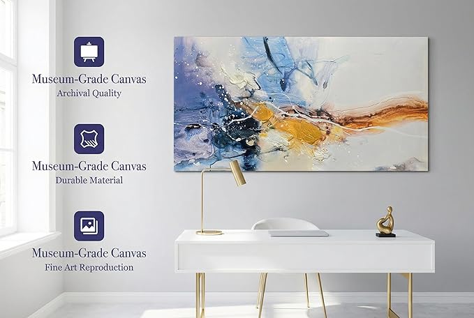 Ardemy Large Abstract Wall Art 40"x20"