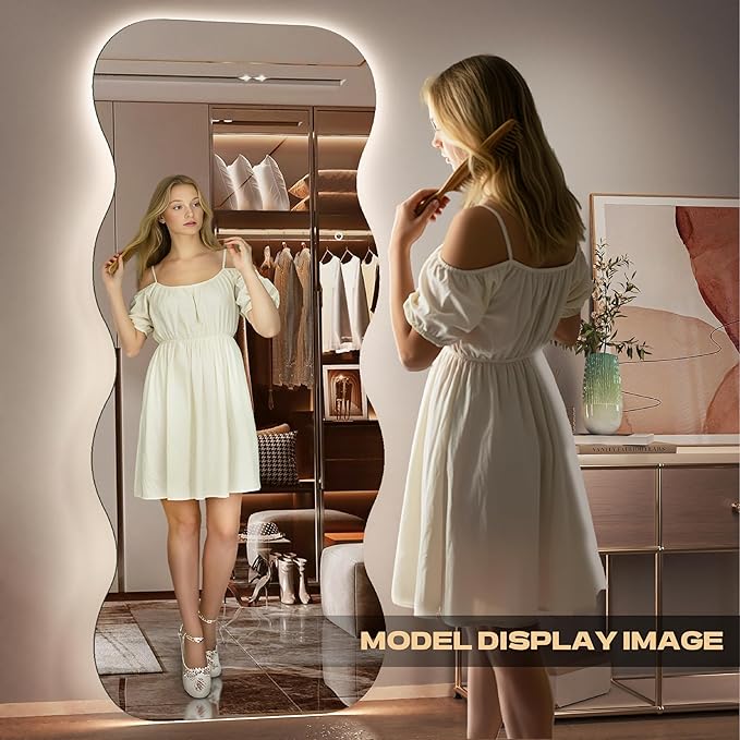 Hasipu Wavy Full Length Mirror