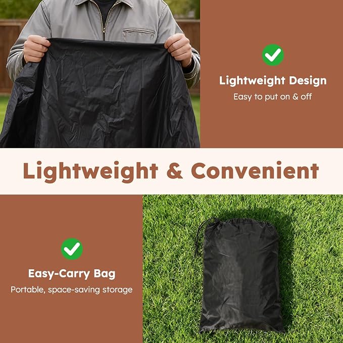 MR. COVER Grill Cover for Pit Boss 820 /Pro 850, Z Grill 700, Wood Pellet Smoker Cover for Pitboss, Waterproof & Heavy Duty BBQ Grill Cover for Pit Boss 820 Deluxe, Pro 850 and Z Grill 700, Black