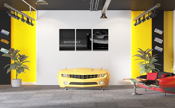 KAWAHONE Motivational Canvas Wall Art Lamborghini Posters Prints Entrepreneur