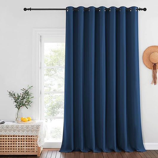 NICETOWN Blackout Patio Curtains 100 x 144 Inches Long