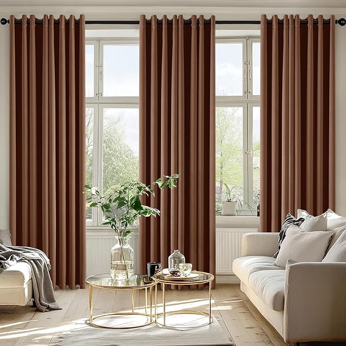 MIULEE Blackout Curtains for Bedroom Living Room 2 Panels, Thermal Insulated