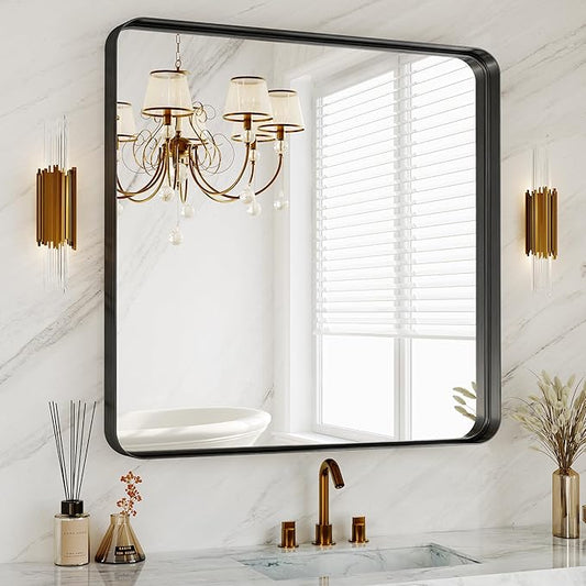 36 Inch Brushed Nickel Bathroom Mirrors