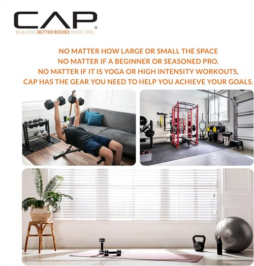CAP Barbell Coated Dumbbell Weights - Versatile Pairs & Sets for All Fitness Levels