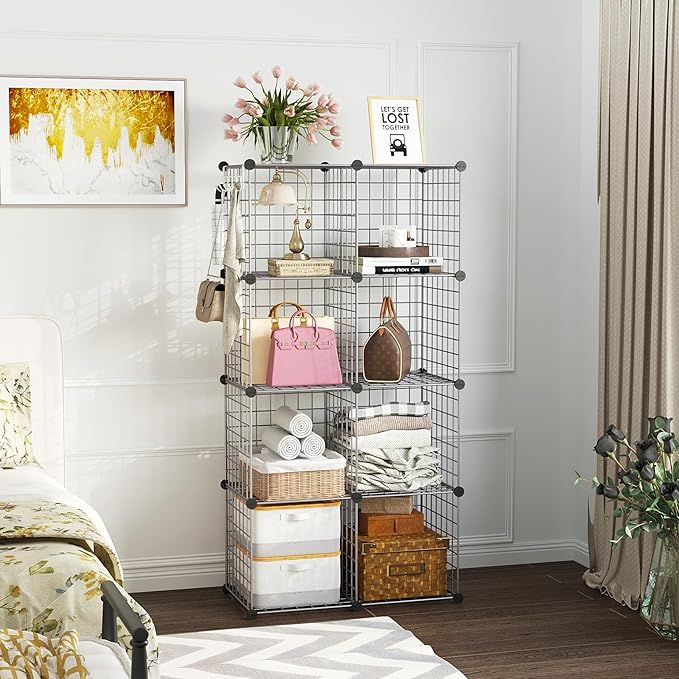 C&AHOME Wire Cube Storage, 8