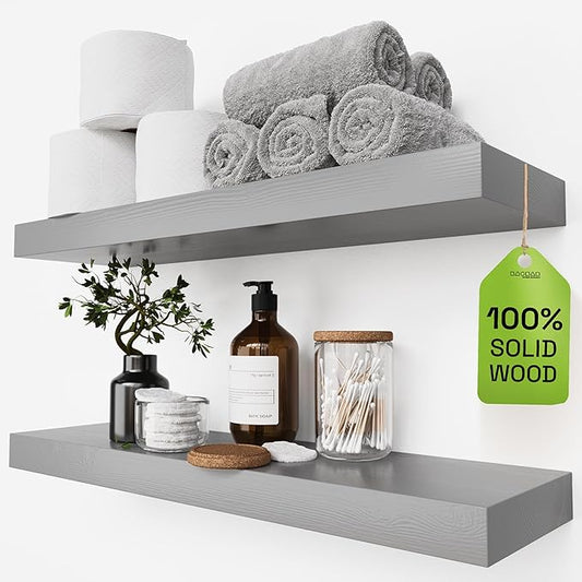 BAOBAB WORKSHOP Wood Floating Shelves