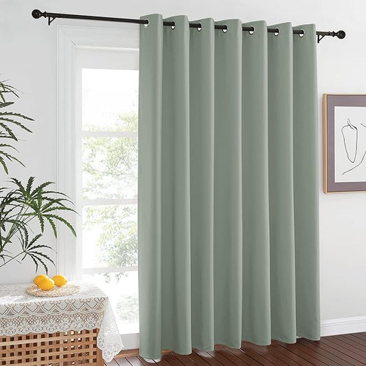 NICETOWN Blackout Sage Green Curtain